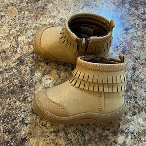 Brown boots booties Stride Rite 360
